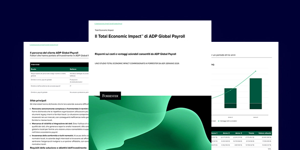studio Forrester Total Economic Impact™ commissionato da ADP