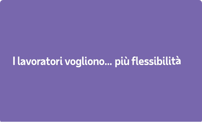 Che cosa si aspettano i dipendenti dal lavoro flessibile? 